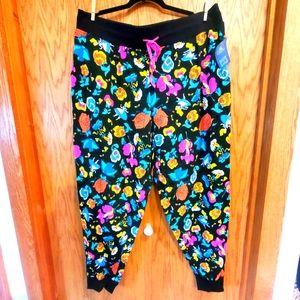 NWT Disney Alice in Wonderland Joggers Sweatpants 2X